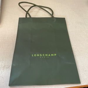 Longchamp Paris bag paper